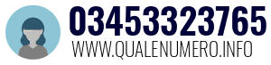 Numero di telefono 03453323765 03453323765