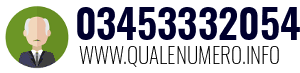 Numero di telefono 03453332054 03453332054