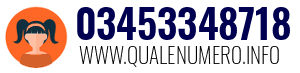 Numero di telefono 03453348718 03453348718