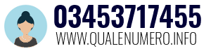 Numero di telefono 03453717455 03453717455