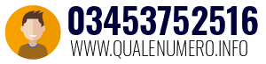 Numero di telefono 03453752516 03453752516