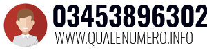 Numero di telefono 03453896302 03453896302