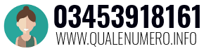 Numero di telefono 03453918161 03453918161