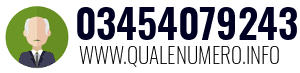 Numero di telefono 03454079243 03454079243
