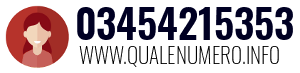 Numero di telefono 03454215353 03454215353