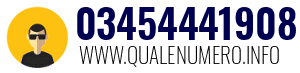 Numero di telefono 03454441908 03454441908