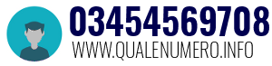Numero di telefono 03454569708 03454569708