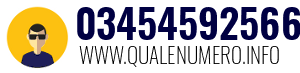 Numero di telefono 03454592566 03454592566