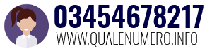 Numero di telefono 03454678217 03454678217