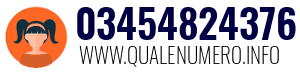 Numero di telefono 03454824376 03454824376