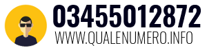 Numero di telefono 03455012872 03455012872