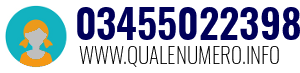 Numero di telefono 03455022398 03455022398