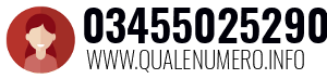 Numero di telefono 03455025290 03455025290