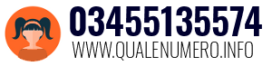 Numero di telefono 03455135574 03455135574