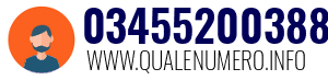Numero di telefono 03455200388 03455200388