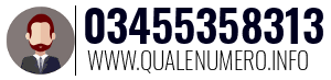 Numero di telefono 03455358313 03455358313