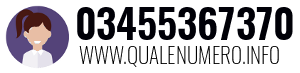 Numero di telefono 03455367370 03455367370
