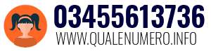 Numero di telefono 03455613736 03455613736