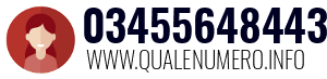 Numero di telefono 03455648443 03455648443