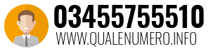 Numero di telefono 03455755510 03455755510