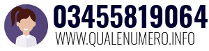 Numero di telefono 03455819064 03455819064
