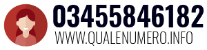 Numero di telefono 03455846182 03455846182