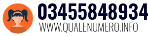 Numero di telefono 03455848934 03455848934