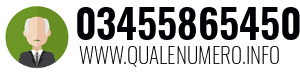 Numero di telefono 03455865450 03455865450