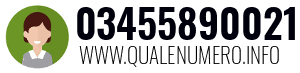 Numero di telefono 03455890021 03455890021