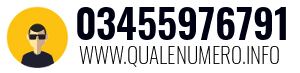 Numero di telefono 03455976791 03455976791