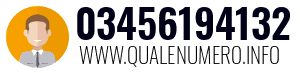Numero di telefono 03456194132 03456194132