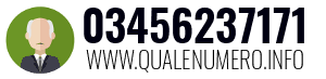 Numero di telefono 03456237171 03456237171