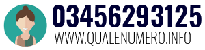 Numero di telefono 03456293125 03456293125
