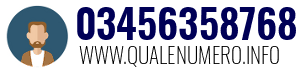 Numero di telefono 03456358768 03456358768