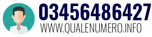 Numero di telefono 03456486427 03456486427