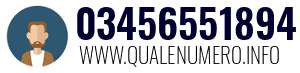 Numero di telefono 03456551894 03456551894