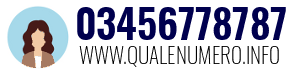 Numero di telefono 03456778787 03456778787