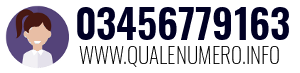 Numero di telefono 03456779163 03456779163