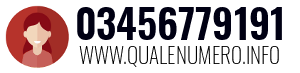 Numero di telefono 03456779191 03456779191