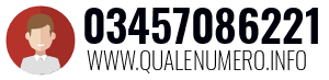 Numero di telefono 03457086221 03457086221