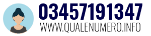 Numero di telefono 03457191347 03457191347