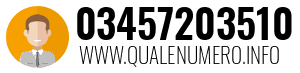 Numero di telefono 03457203510 03457203510