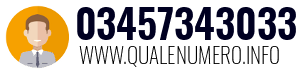 Numero di telefono 03457343033 03457343033