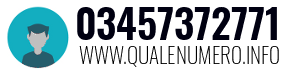 Numero di telefono 03457372771 03457372771