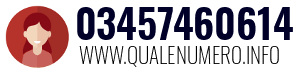 Numero di telefono 03457460614 03457460614