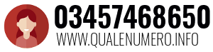 Numero di telefono 03457468650 03457468650