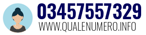 Numero di telefono 03457557329 03457557329