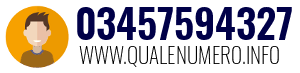 Numero di telefono 03457594327 03457594327