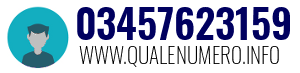 Numero di telefono 03457623159 03457623159