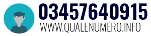 Numero di telefono 03457640915 03457640915